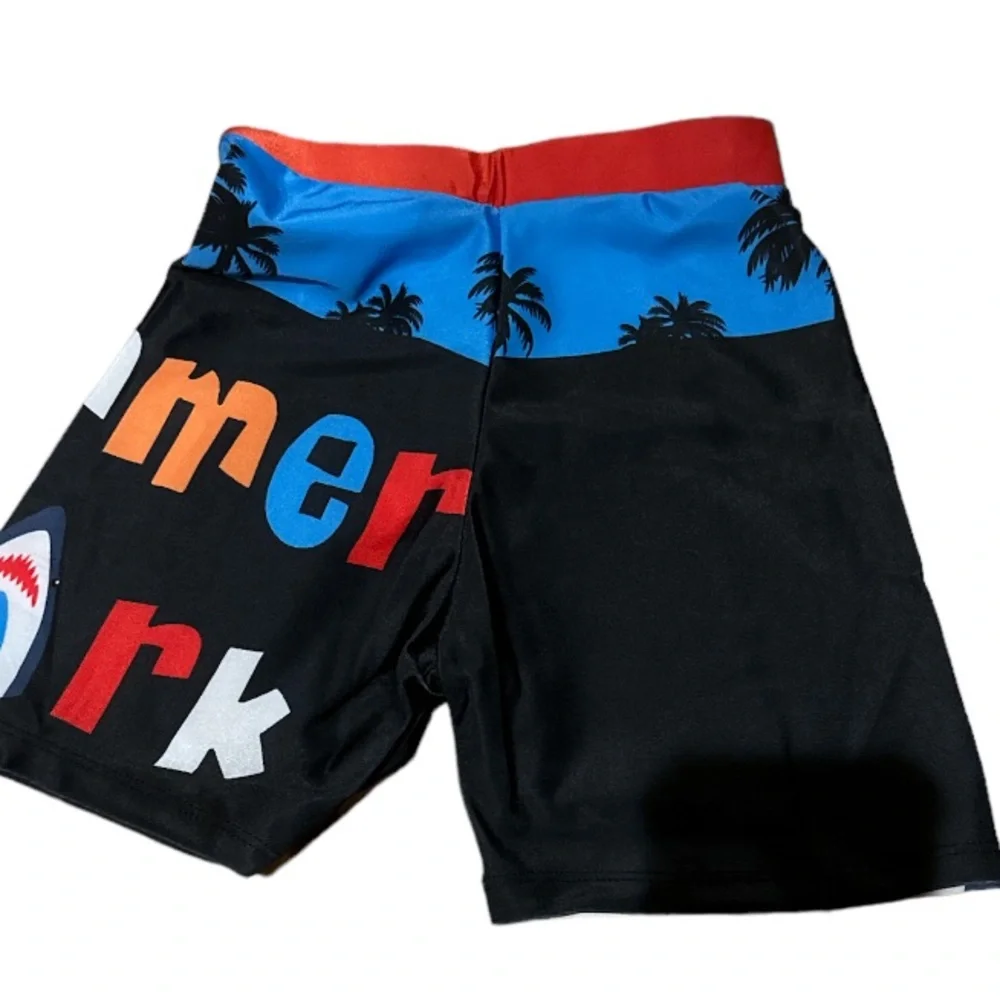 Swimsuits boys Children Beach Shorts Cartoon Prints, Set of 2